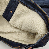 TOMMY JEANS 裏ボア デニムジャケット サイズM ブルゾン デニムジャケット ブルー レディース トミー ジーンズ【中古】5-1210A♪