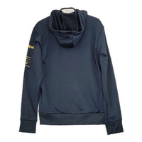 DESCENTE フルジップ ライトスムースドライスウェット パーカー ネイビー イエロー メンズ デサント【中古】5-0730M∞