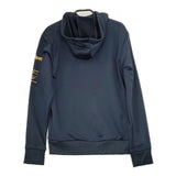 DESCENTE フルジップ ライトスムースドライスウェット パーカー ネイビー イエロー メンズ デサント【中古】5-0730M∞