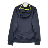 DESCENTE プルオーバー ウォームスウェット パーカー ネイビー イエロー メンズ デサント【中古】5-0730M∞