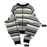 VIVIENNE TAM フリンジ セーター ニット ホワイト ブラック レディース ヴィヴィアンタム【中古】5-1105T∞