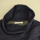 manon ハイネック 長袖Ｔシャツ カットソー ロンＴ ネイビー レディース マノン【中古】5-1105T∞