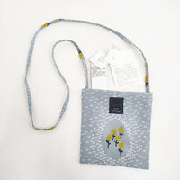 mina perhonen ballade pocket bag ポケットバッグ acs9944 ショルダーポーチ ポシェット Lブルー レディース ミナペルホネン【中古】5-0514G♪