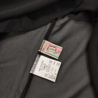 yukiemon 未使用品 シフォンパイブラウス 3L レース 定価24200円 ブラウス シャツ ブラック レディース ユキエモン【中古】5-0927M∞