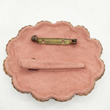 tamas/KAMIORI KAORI ヴィンテージビーズ 星 真鍮 ブローチ ピンクベージュ レディース タマス/カミオリカオリ【中古】5-0630G∞