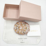 tamas/KAMIORI KAORI ヴィンテージビーズ 星 真鍮 ブローチ ピンクベージュ レディース タマス/カミオリカオリ【中古】5-0630G∞