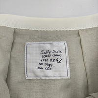 Sally Scott 57-25-2023 ジャガード キューブ柄 コットン サイズ11 ロングスカート ベージュ イエロー レディース サリースコット【中古】5-0707M△