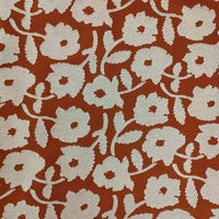 Sally Scott 新品 Relief Flower 花柄 オパール加工 定価30800円 ロングスカート オレンジ ベージュ レディース サリースコット【中古】5-0730M∞