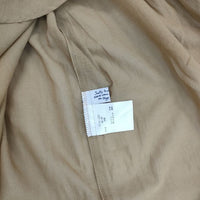 Sally Scott 9R コットンポリエステル 比翼ボタン シアー ブラウス シャツ ベージュ レディース サリースコット【中古】5-0730M∞
