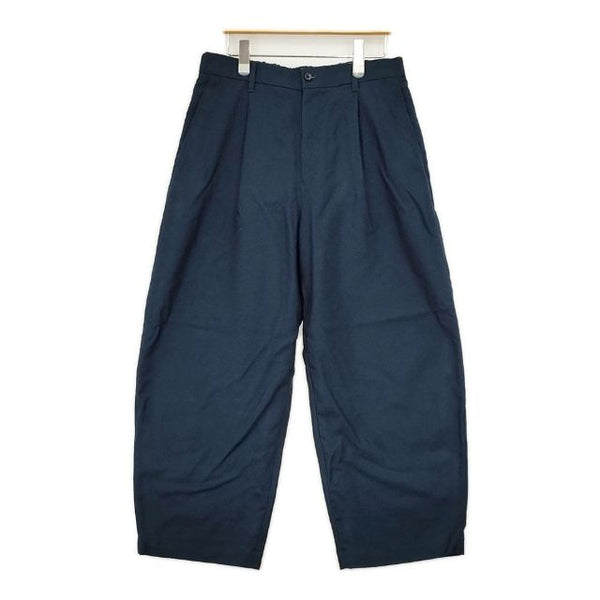 Graphpaper Hard Flannel Wide Tapered Trousers 定価44000円 GM233-40084 パンツ 23AW ブルーグリーン メンズ グラフペーパー【中古】5-1030T∞
