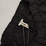 COMME des GARCONS ウール テーパード GJ-P010 イージー パンツ AD2022 ブラック レディース コムデギャルソン【中古】5-0927G∞