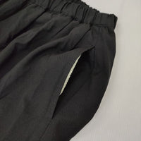 COMME des GARCONS ウール テーパード GJ-P010 イージー パンツ AD2022 ブラック レディース コムデギャルソン【中古】5-0927G∞