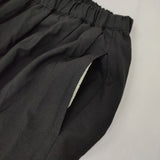 COMME des GARCONS ウール テーパード GJ-P010 イージー パンツ AD2022 ブラック レディース コムデギャルソン【中古】5-0927G∞