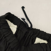 COMME des GARCONS ウール テーパード GJ-P010 イージー パンツ AD2022 ブラック レディース コムデギャルソン【中古】5-0927G∞