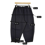 COMME des GARCONS ウール テーパード GJ-P010 イージー パンツ AD2022 ブラック レディース コムデギャルソン【中古】5-0927G∞
