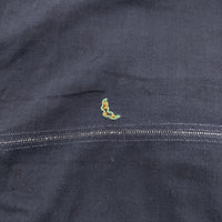 JURGEN LEHL コットン インド製 J0162FB873 半袖 コットン 野菜刺繍 ワンピース ネイビー レディース ヨーガンレール【中古】5-0606S△
