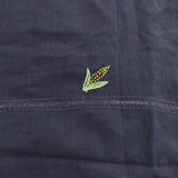 JURGEN LEHL コットン インド製 J0162FB873 半袖 コットン 野菜刺繍 ワンピース ネイビー レディース ヨーガンレール【中古】5-0606S△