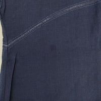 JURGEN LEHL コットン インド製 J0162FB873 半袖 コットン 野菜刺繍 ワンピース ネイビー レディース ヨーガンレール【中古】5-0606S△