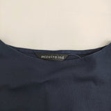 mizuiro-ind ノースリーブ ボートネック ワンピース ネイビー レディース ミズイロインド【中古】5-0613S♪