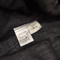 nest Robe フリル カシュクール 01181-0128 シアー リネン和紙 ワンピース ブラック レディース ネストローブ【中古】5-0707M△