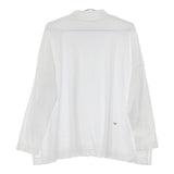 45R/45rpm コットン モックネック サイドスリット 長袖Ｔシャツ カットソー ロンＴ ホワイト レディース フォーティーファイブアールピーエム【中古】5-0803M∞