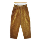 mina perhonen fete テーパードパンツ DN4566 定価55000円 フロッキー パンツ 2023-24aw キャメル レディース ミナペルホネン【中古】5-1116T∞