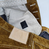 mina perhonen fete テーパードパンツ DN4566 定価55000円 フロッキー パンツ 2023-24aw キャメル レディース ミナペルホネン【中古】5-1116T∞