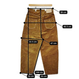 mina perhonen fete テーパードパンツ DN4566 定価55000円 フロッキー パンツ 2023-24aw キャメル レディース ミナペルホネン【中古】5-1116T∞