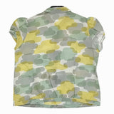 mina perhonen slow cloud Cap sleeve Blouse ACS1311 サイズ40 ブラウス 24SS グレー イエロー レディース ミナペルホネン【中古】5-0514S♪