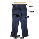 TOGA PULLA OX PANTS オックスパンツ 定価41580円 TP242-FF218 サイズ38 パンツ ネイビー レディース トーガプルラ【中古】5-0514M♪
