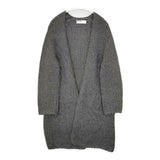 evam eva ライジングヤーンローブ 羽織 カーディガン E173K149 コート グレー レディース エヴァムエヴァ【中古】5-1116T∞