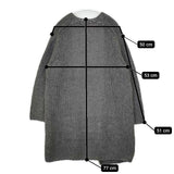 evam eva ライジングヤーンローブ 羽織 カーディガン E173K149 コート グレー レディース エヴァムエヴァ【中古】5-1116T∞