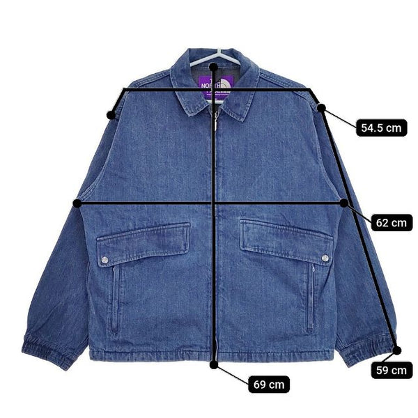 THE NORTH FACE PURPLE LABELデニムジャケット THE NORTH FACE PURPLE LABEL Denim Field Jacket Indigo Bleach