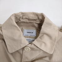 YAECA 14554 サイズM スタンダード ステンカラーコート ベージュ メンズ ヤエカ【中古】5-0805M♪
