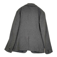 A VONTADE 裏生地チェック ウール テーラードジャケット グレー メンズ アボンタージ【中古】5-1009T∞