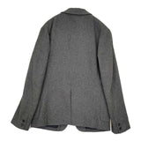 A VONTADE 裏生地チェック ウール テーラードジャケット グレー メンズ アボンタージ【中古】5-1009T∞