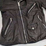 A VONTADE レザー ロードマスター ダブル 牛革 ライダースジャケット ブラック メンズ アボンタージ【中古】5-1030T∞