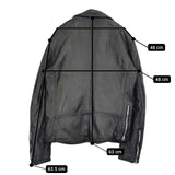 A VONTADE レザー ロードマスター ダブル 牛革 ライダースジャケット ブラック メンズ アボンタージ【中古】5-1030T∞