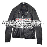 A VONTADE レザー ロードマスター ダブル 牛革 ライダースジャケット ブラック メンズ アボンタージ【中古】5-1030T∞