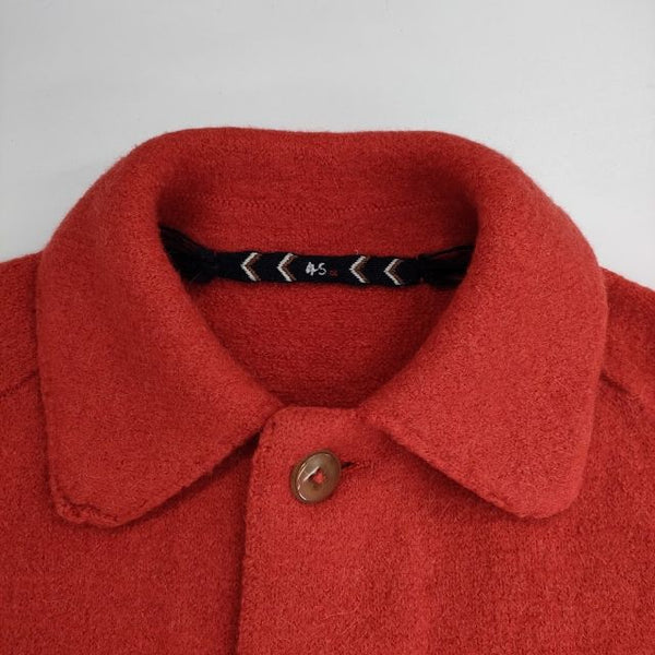 45R/45rpm フロートアルパカ縮絨ステンカラーコート 定価59000円