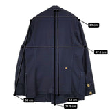 45R/45rpm ウールサージの908ヨットマンジャケット 定価80300円 ジャケット ネイビー レディース フォーティーファイブアールピーエム【中古】5-1116T∞