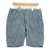 45R/45rpm 80460011 11ウェルコール天の908ベイカーショートパンツ 定価30800円 ショートパンツ ハーフパンツ ショーツ ライトブルー レディース フォーティーファイブアールピーエム【中古】5-0606S△