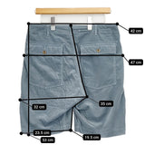 45R/45rpm 80460011 11ウェルコール天の908ベイカーショートパンツ 定価30800円 ショートパンツ ハーフパンツ ショーツ ライトブルー レディース フォーティーファイブアールピーエム【中古】5-0606S△