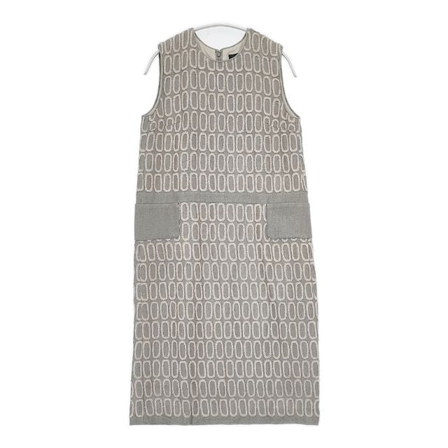 mina perhonen grass window 刺繍 ra3005 ウールノースリーブドレス