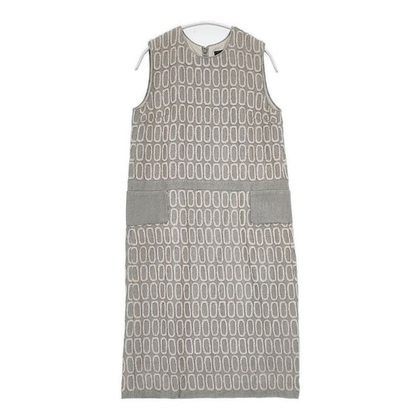 mina perhonen grass window 刺繍 ra3005 ウールノースリーブドレス