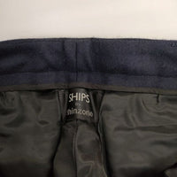 Shinzone/SHIPS ウール センタープレススラックス パンツ ネイビー レディース シンゾーン/シップス【中古】5-0921T∞
