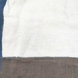 Faliero Sarti モダール ウール 大判 ストール ベージュ ネイビー レディース ファリエロサルティ【中古】5-0918G◎