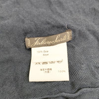 Faliero Sarti 大豆繊維 無地 マフラー ストール ネイビー レディース ファリエロサルティ【中古】5-0918G◎