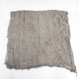 Faliero Sarti モダールカシミヤ 無地 大判 マフラー ストール グレー レディース ファリエロサルティ【中古】5-1014T◎