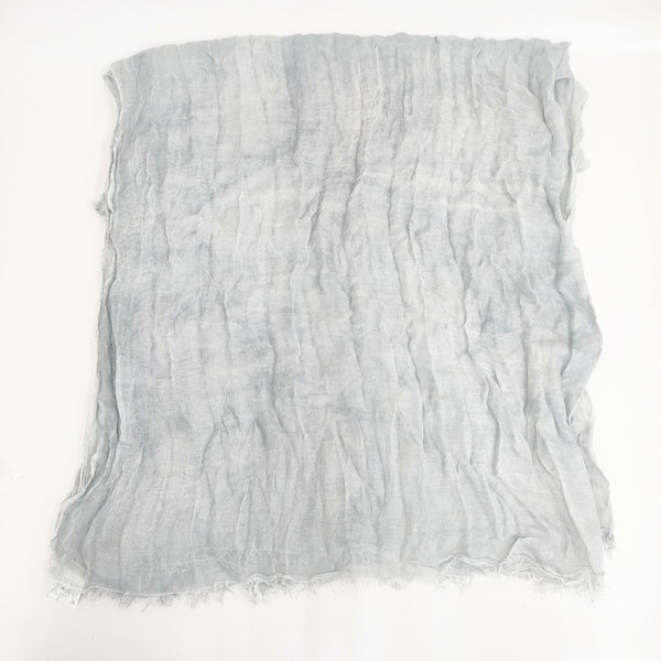 Faliero Sarti モダールシルク 無地 マフラー ストール ライトブルー レディース ファリエロサルティ【中古】5-0918G◎